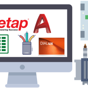 Electrical Power Distribution with AutoCAD,EXCEL,DIALux,ETAP